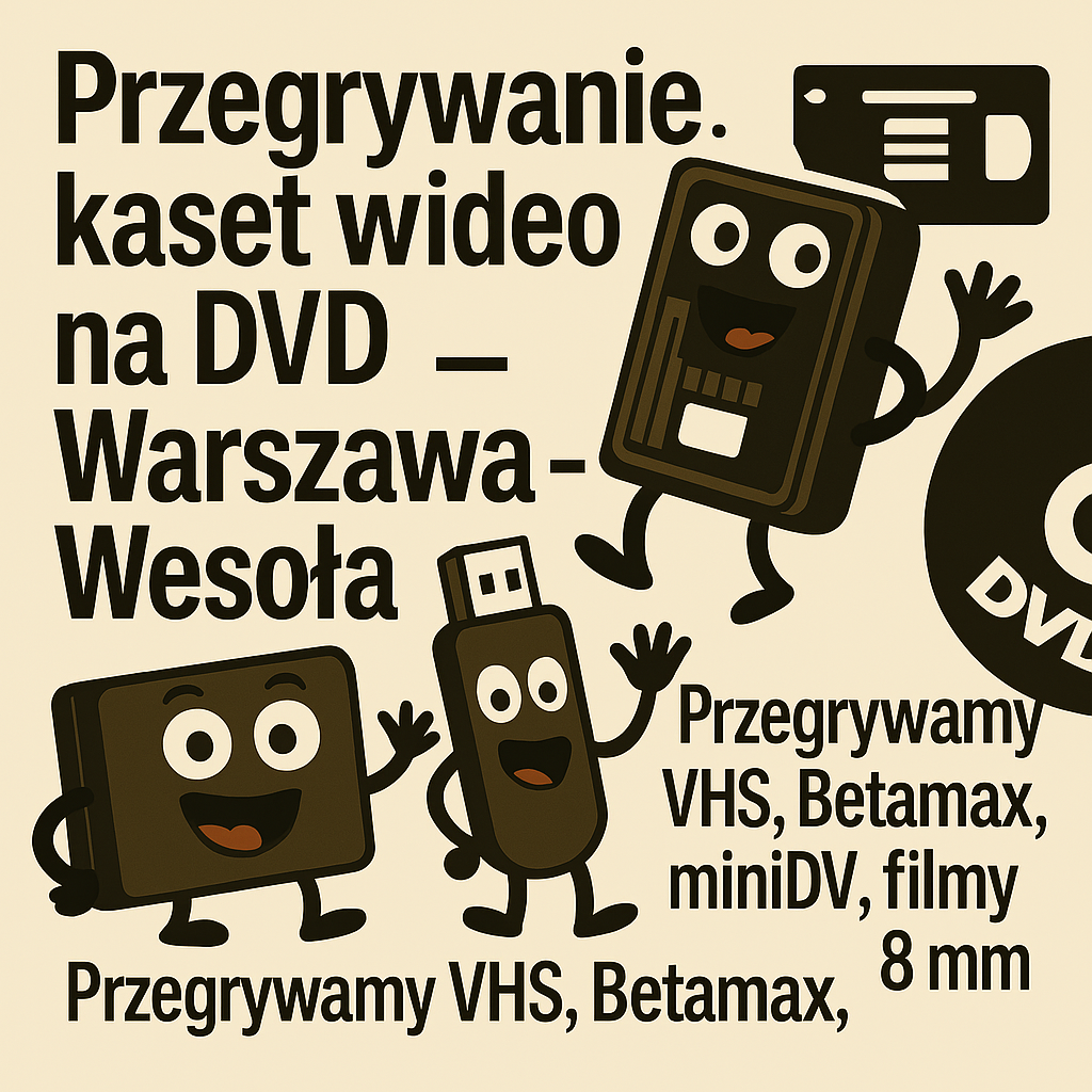 Warszawa - Wesoła – Digitalizacja kaset, czyli jak nie stracić dowodów na szalone lata 90.